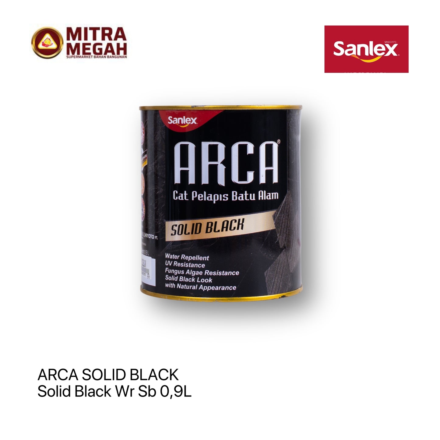 Cat Sanlex Arca Solid Wr Sb (Solid Black) 0,9L