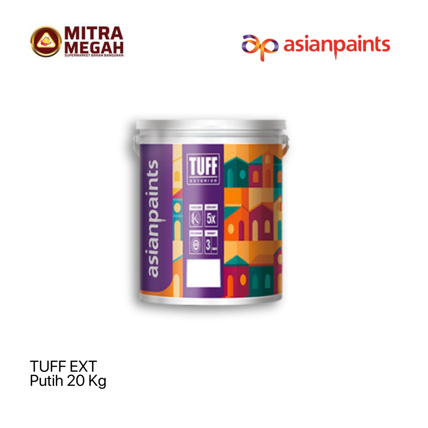Cat Asian Paints Tuff Ext Putih