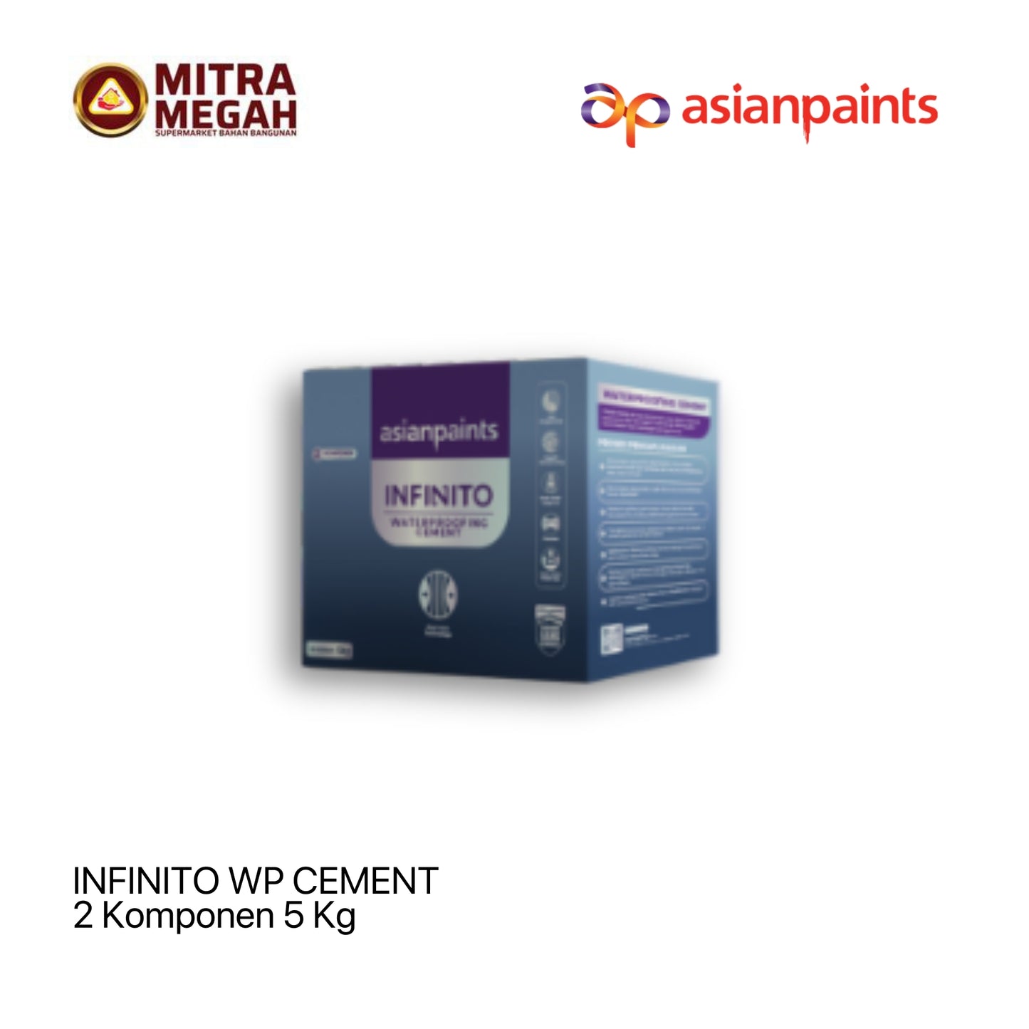 Cat Asian Infinito Wp Cement 2 Komponen 5 Kg