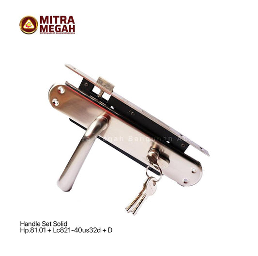 Handle Set Solid Hp.81.01 + Lc821-40us32d + D