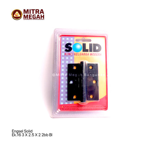 Engsel Solid Ek.16 3 X 2.5 X 2 2bb Bl