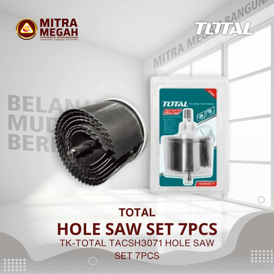 TK-TOTAL TACSH3071 HOLE SAW SET 7PCS