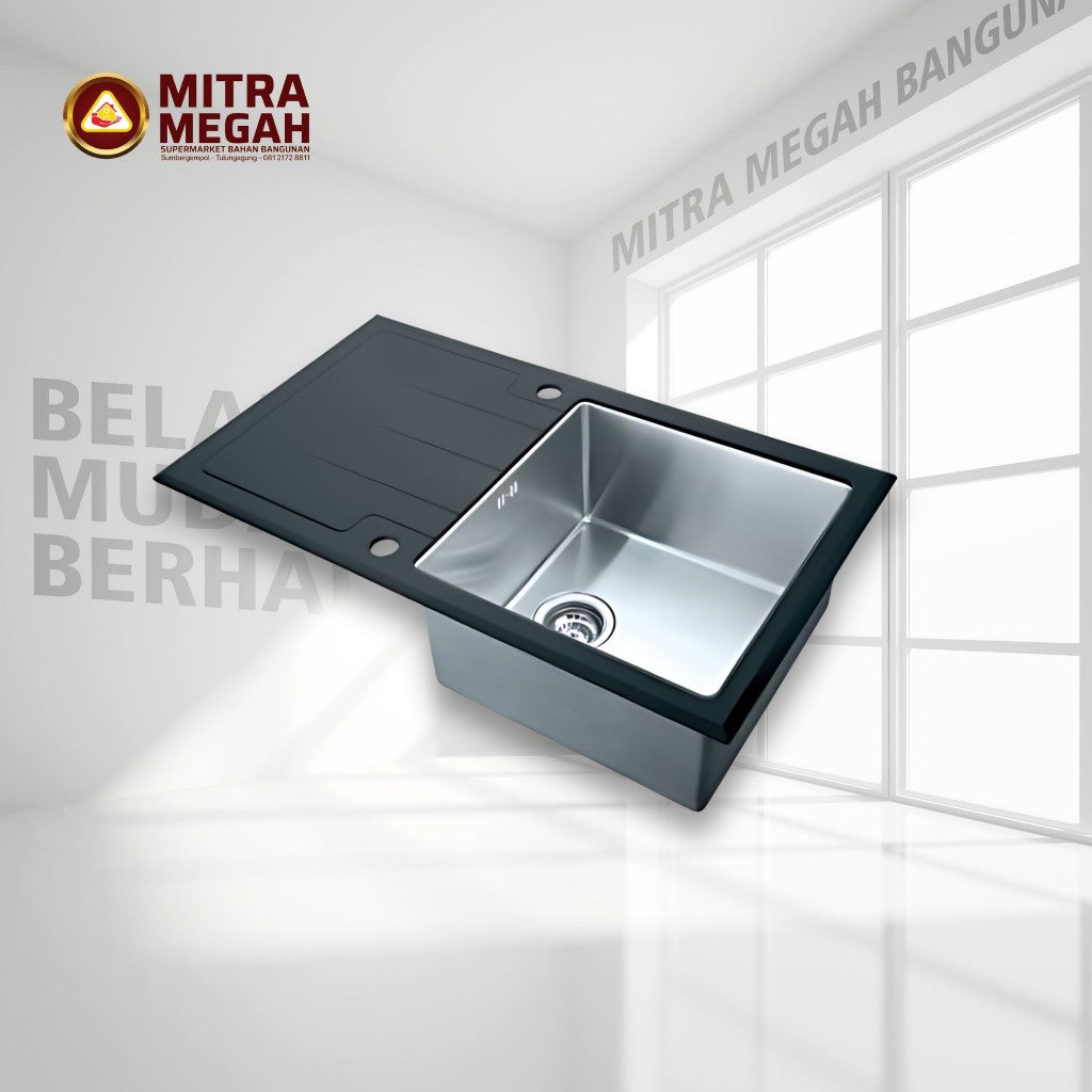 Bak Cuci Piring BCP-GB GBVOV88A TOP TABLE STAINLESS STEEL SINK