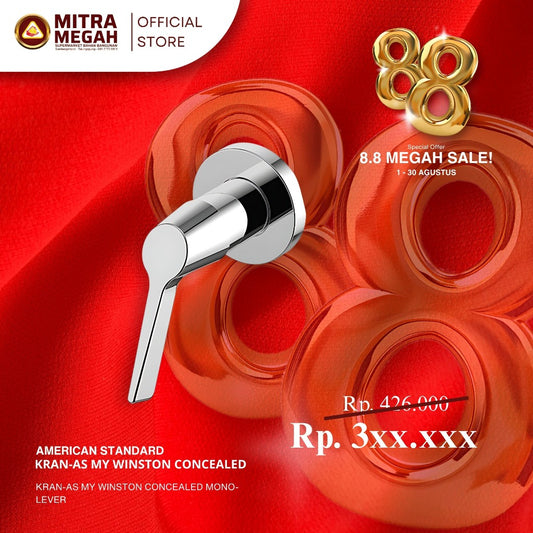 American Standard Keran Mandi Tanam / Shower American Standard Tanam KRAN-AS MY WINSTON CONCEALED MONO-LEVER