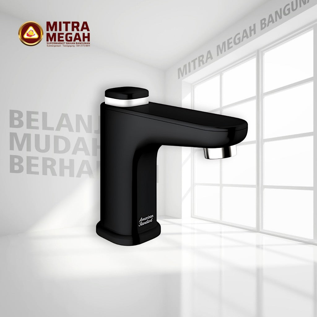 KRAN-AS MATT BLACK EASY FLOW BASIN MONO