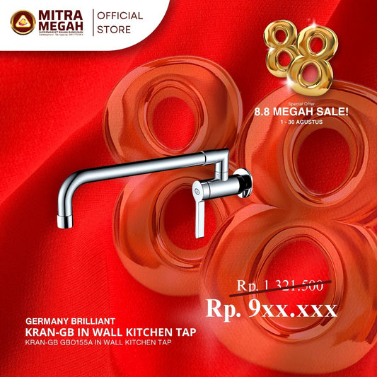 Kran-GB In Wall Kitchen Tap Kram-Krak KRAN-GB GBO155A IN WALL KITCHEN TAP