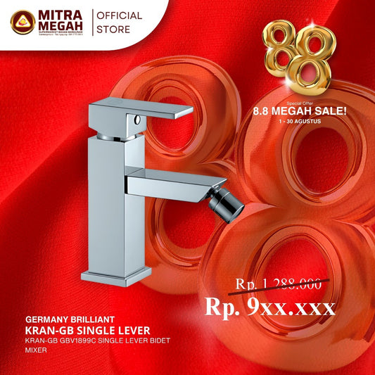 Mitra Megah Kran-GB Single Lever Bidet KRAN-GB GBV1899C SINGLE LEVER BIDET MIXER