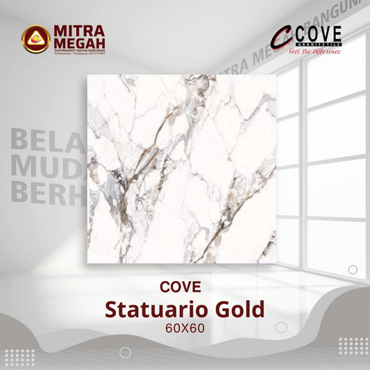 KERAMIK GRANIT COVE 6060 Statuario Gold