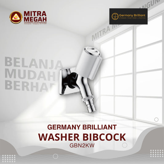 GERMANY BRILLIANT KRAN TEMBOK KRAN-GB GBN2KW WASHER BIBCOCK
