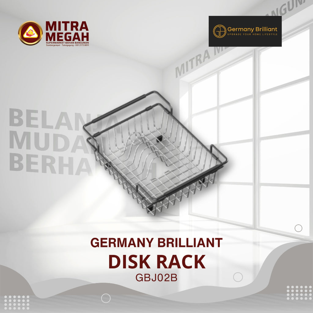 Bak Cuci Piring Aksesoris Geramny Brilliant BCP-GB GBJ02B DISH RACK