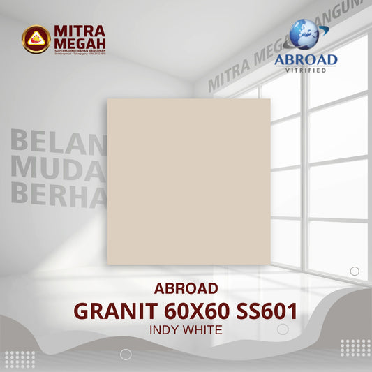 KERAMIK GRANIT ABROAD 60X60 SS601 INDY WHITE