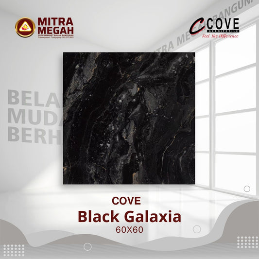 KERAMIK GRANIT COVE 6060 Black Galaxia