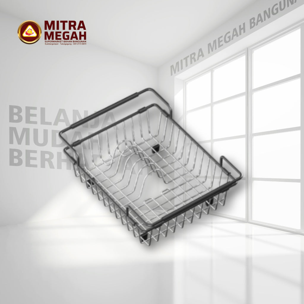 Bak Cuci Piring Aksesoris Geramny Brilliant BCP-GB GBJ02B DISH RACK