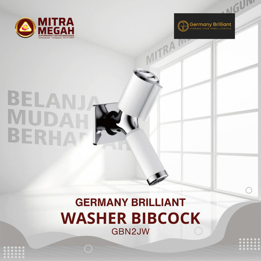 Germany Brilliant Keran Tembok Air Dingin KRAN-GB GBN2JW WASHER BIBCOCK