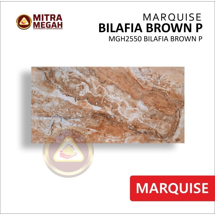 KERAMIK MARQUISE 25X50 BILAFIA BROWN