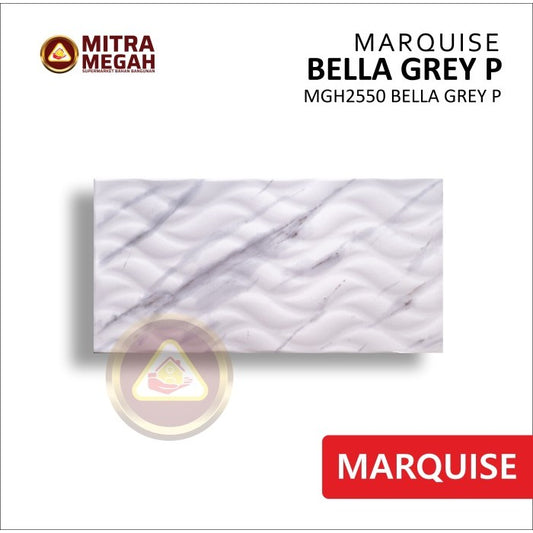 KERAMIK MARQUISE 25X50 BELLA GREY P