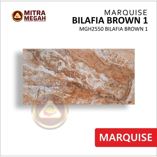 KERAMIK MARQUISE 25X50 BILAFIA BROWN