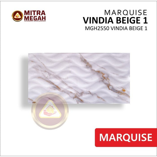 KERAMIK MARQUISE 25X50 VINDIA BEIGE