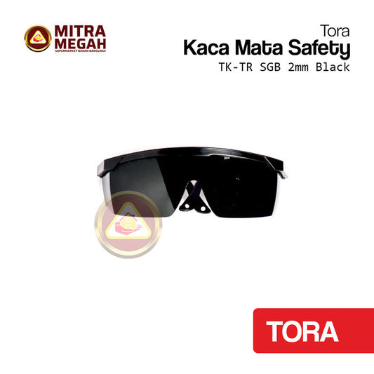 KACA MATA SAFETY 2MM BLACK