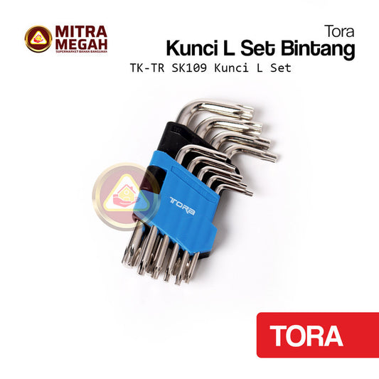 KUNCI L SET BINTANG PENDEK 9 PCS