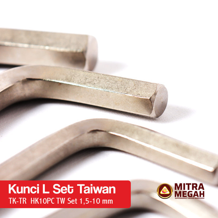 KUNCI L SET TAIWAN 1.5-10 MM