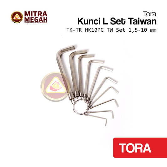 KUNCI L SET TAIWAN 1.5-10 MM