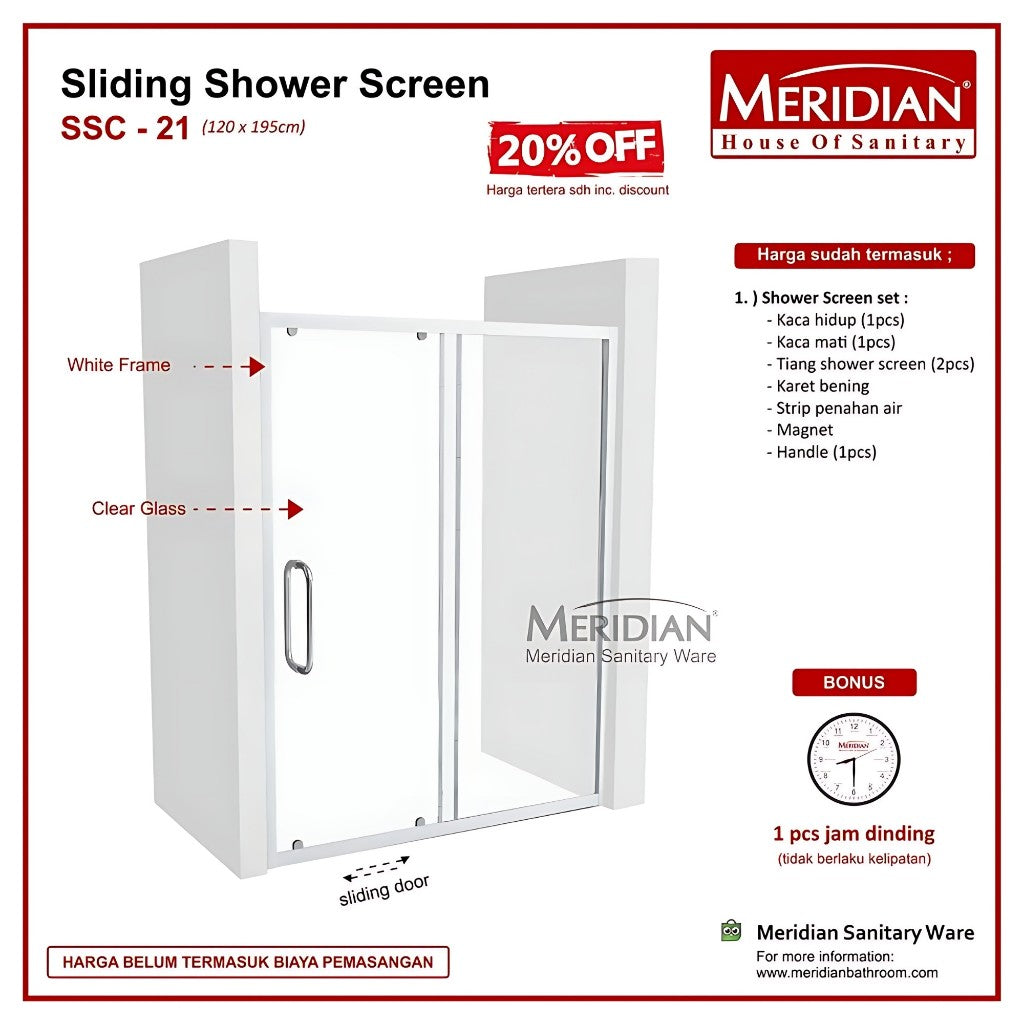 BUND-MRD SHOWER SCREEN PACKAGE SSC-21