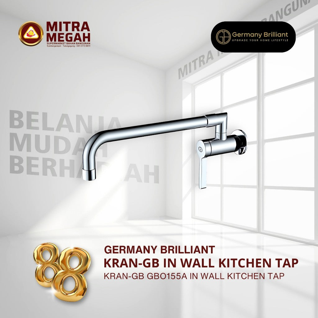 Kran-GB In Wall Kitchen Tap Kram-Krak KRAN-GB GBO155A IN WALL KITCHEN TAP