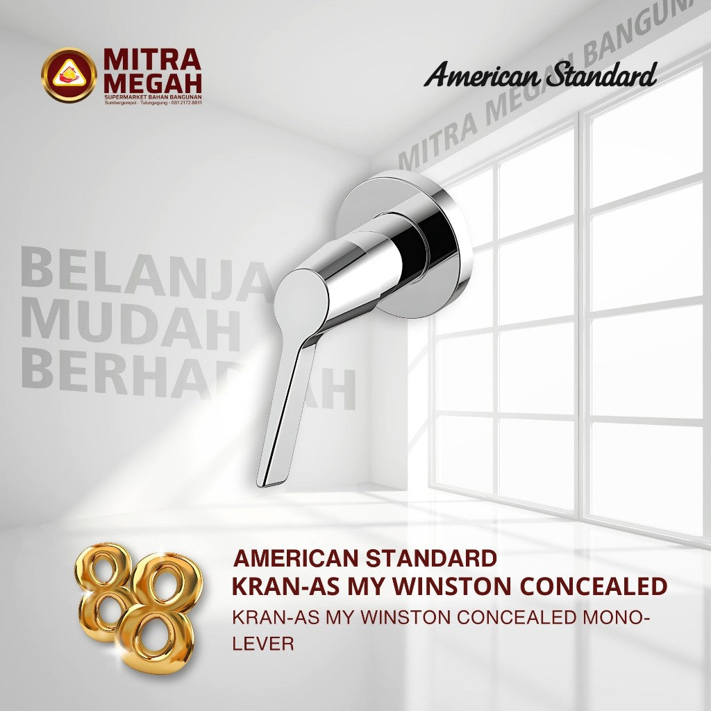 American Standard Keran Mandi Tanam / Shower American Standard Tanam KRAN-AS MY WINSTON CONCEALED MONO-LEVER