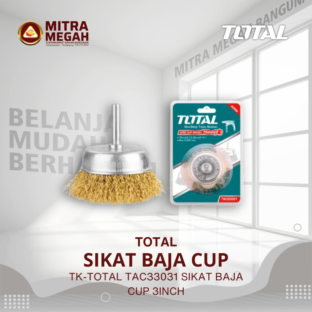 TK-TOTAL TAC33031 SIKAT BAJA CUP 3INCH