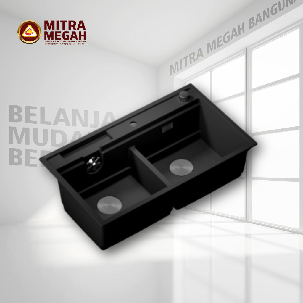 Bak Cuci Piring Germany Brilliat BCP-GB GBVST39C QUARTZ KITCHEN SINK