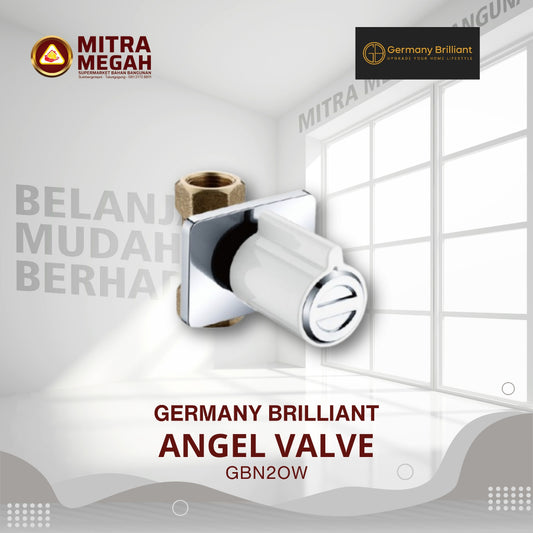 GERMANY BRILLIANT STOP KRAN KRAN-GB GBN2OW ANGLE VALVE