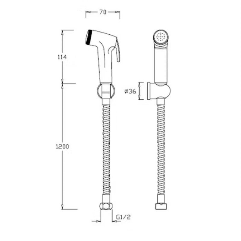 American standard tp 404 jet shower Chrome